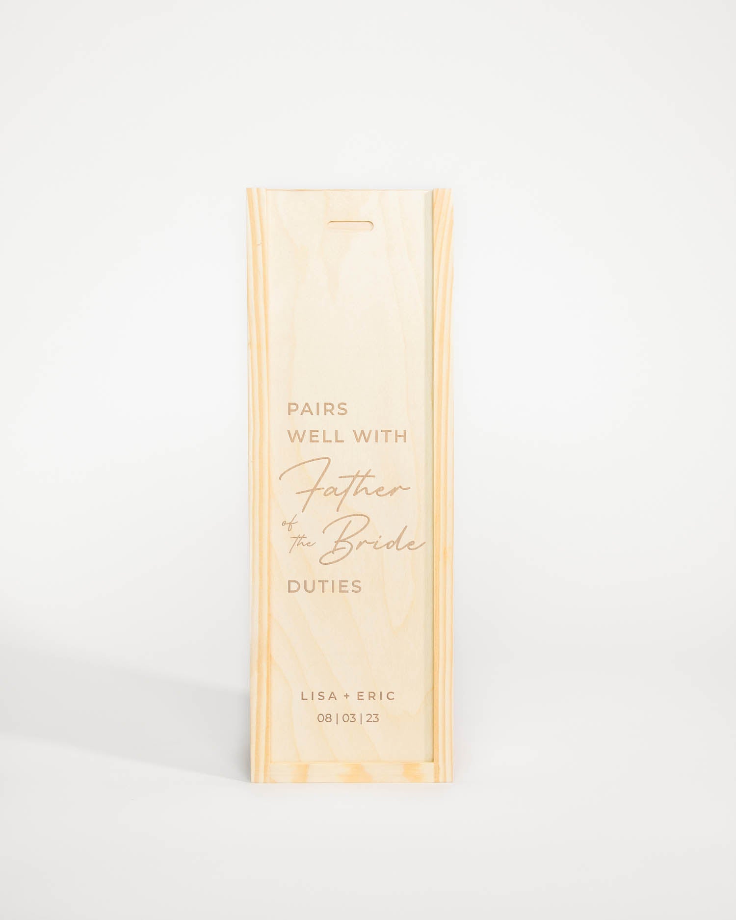 FATHER OF THE BRIDE DUTIES