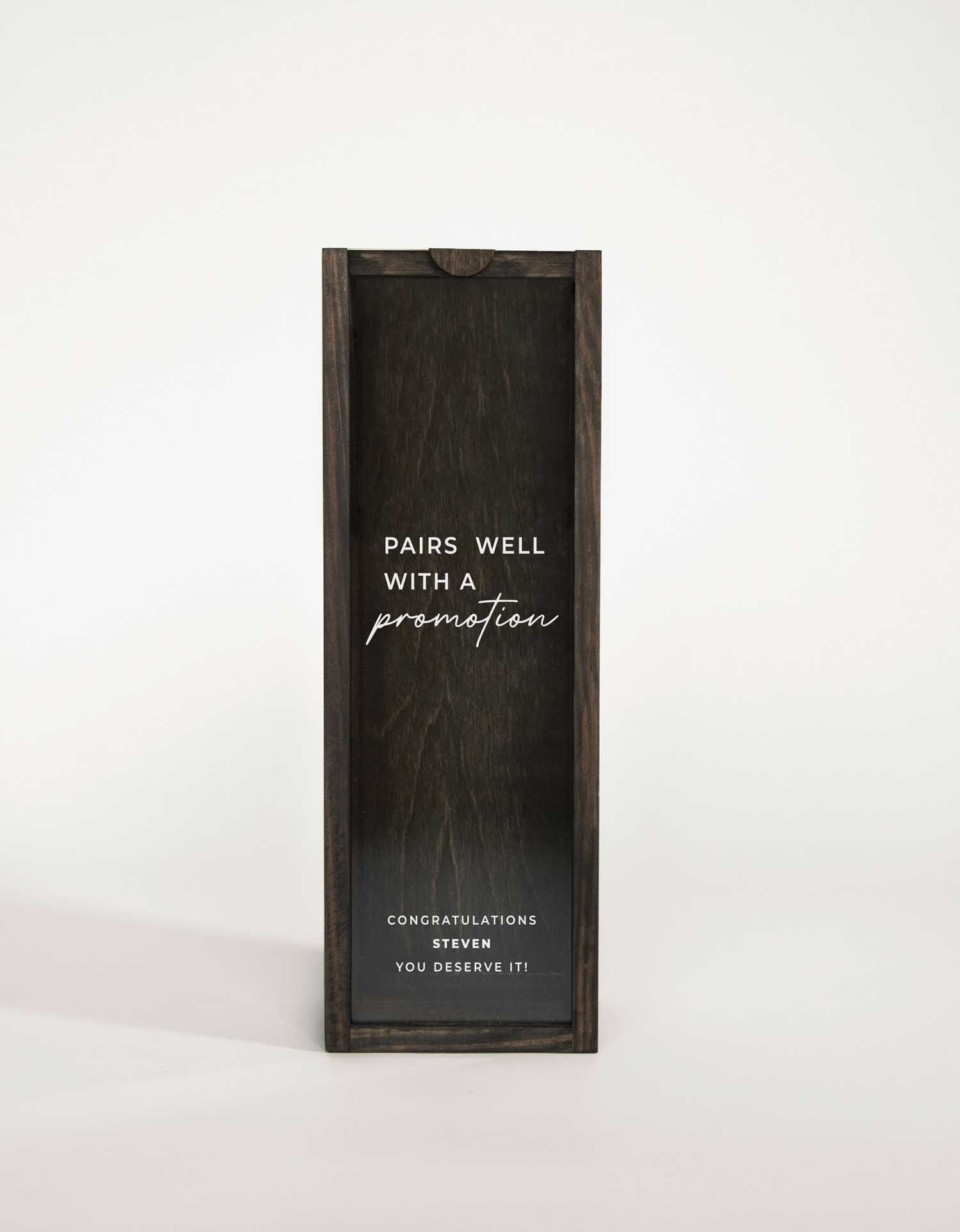 PAIRS WELL WITH PROMOTION