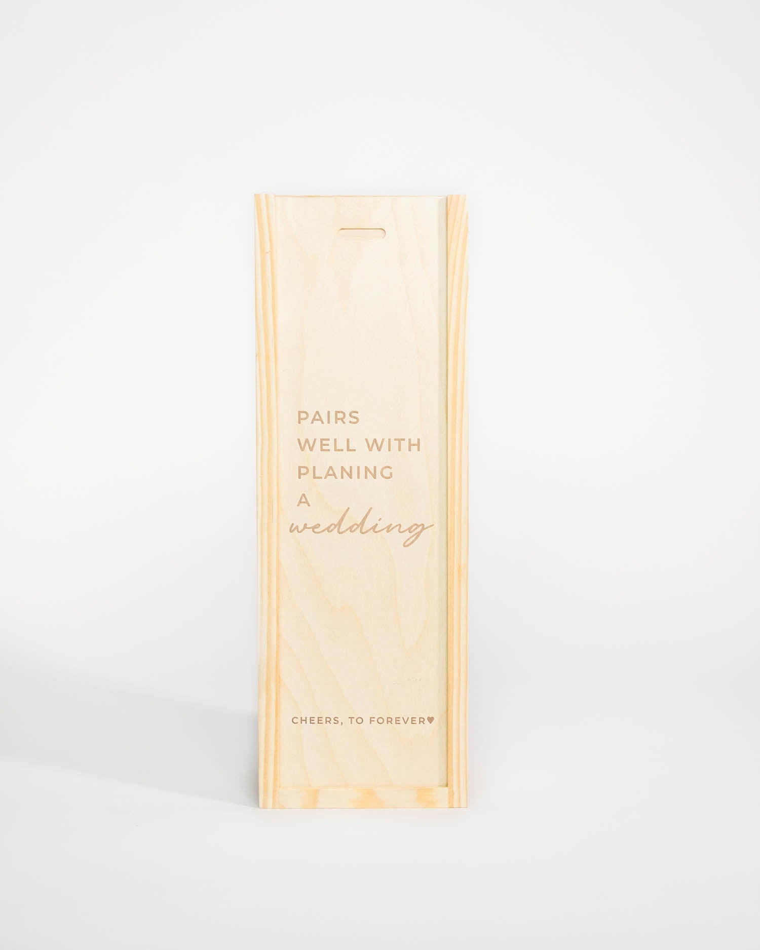 PAIRS WELL WITH PLANNIG WEDDING